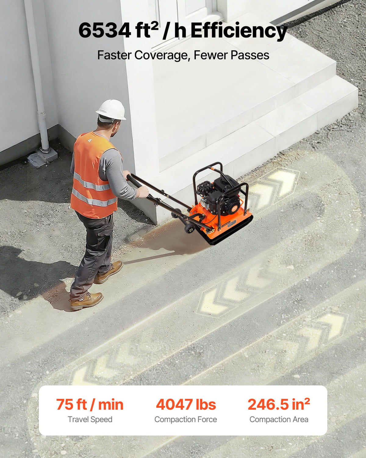 VEVOR Plate Compactor - Select Your Configuration - RYPBYSJBLS65UBMGM001V0 - view 3