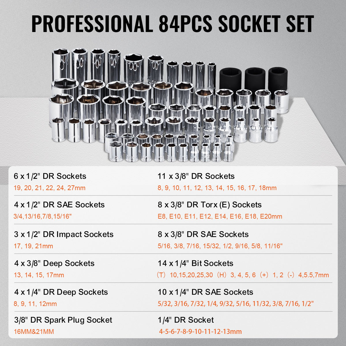 VEVOR Mechanics Tool Sets - Select Your Configuration - SDJXGJTZ1438OZV5AV0 - view 3
