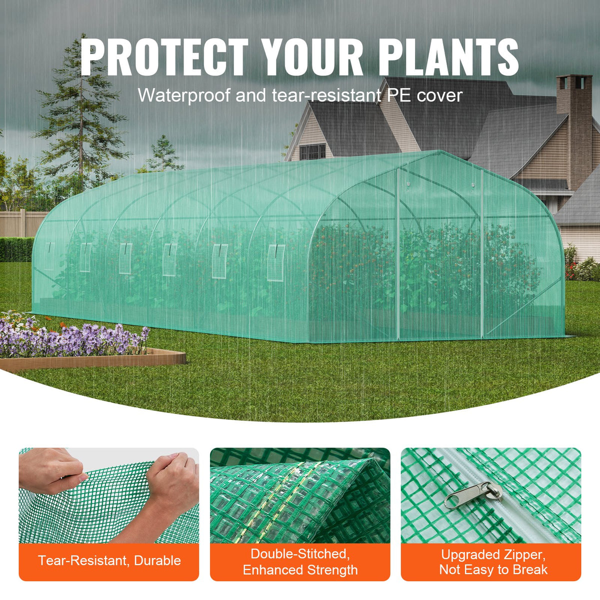 VEVOR Portable Greenhouses - Select Your Configuration - SDXWS30X10X7FTY13V0 - view 3