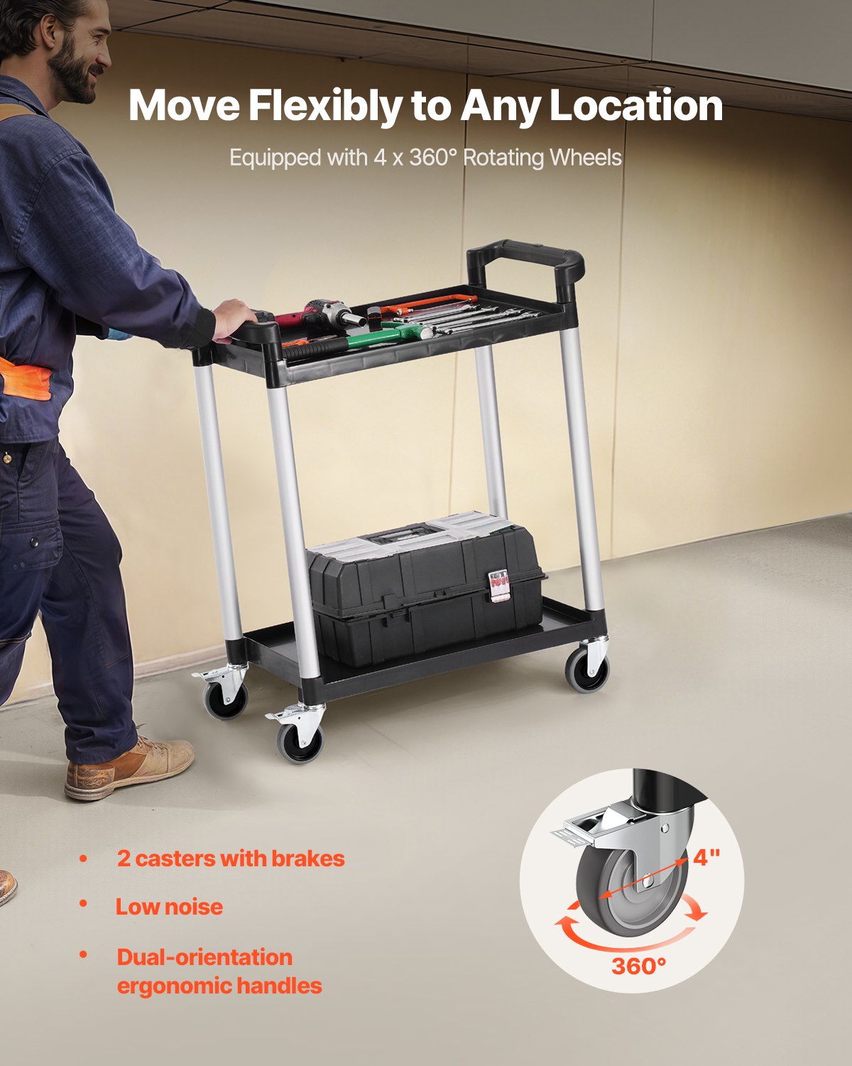 VEVOR Utility Carts - Select Your Configuration - SXSYTCZHHS2CIXC11V0 - view 3