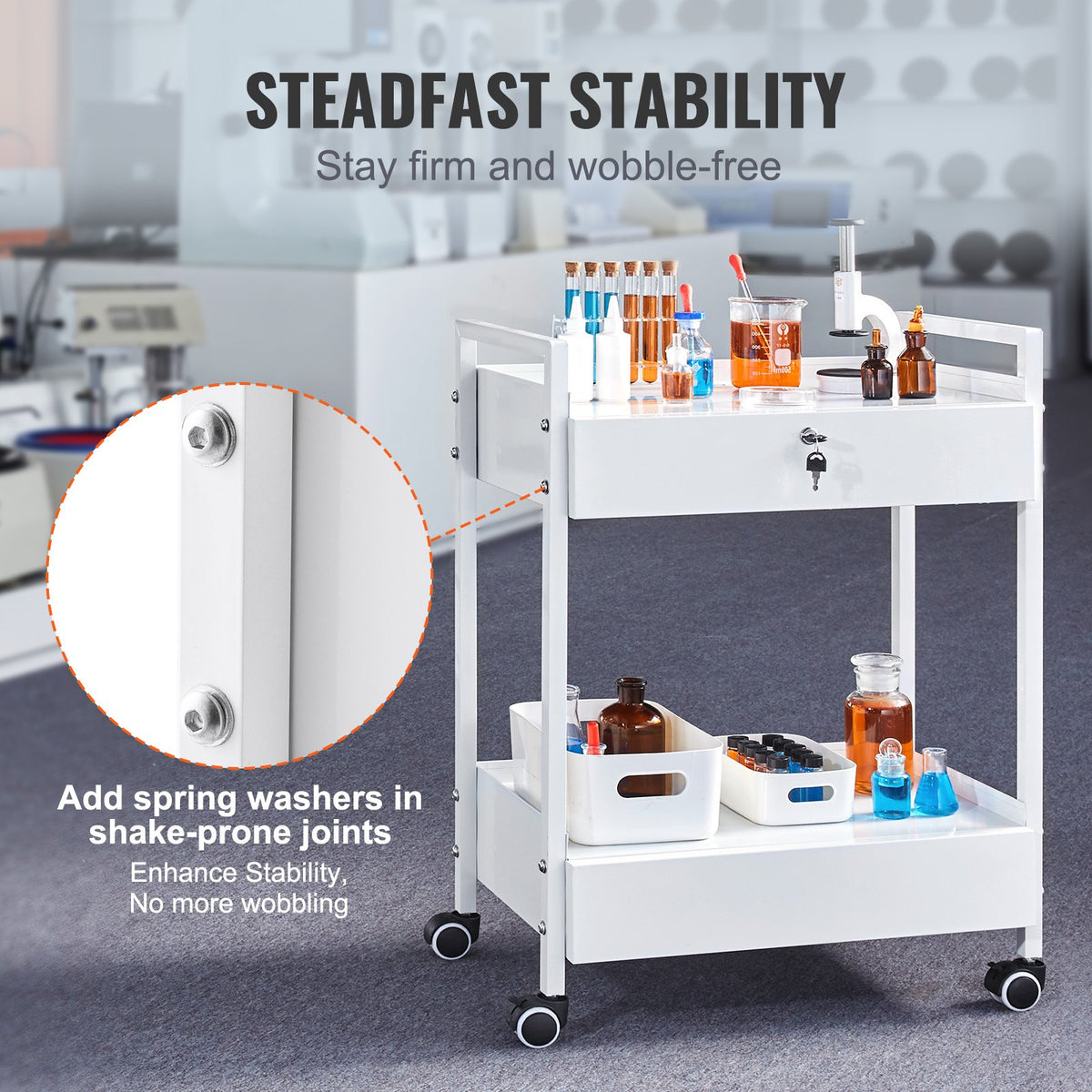 VEVOR Lab Carts - Select Your Configuration - SYSSTCB4Q235238MLV0 - view 3