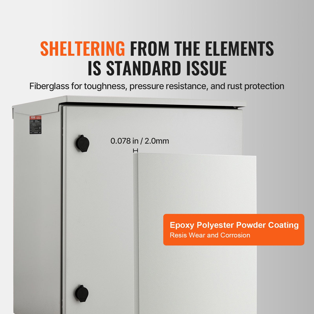 VEVOR Electrical Enclosures - Select Your Configuration - TUL60X60X30CMB2JPV0 - view 3