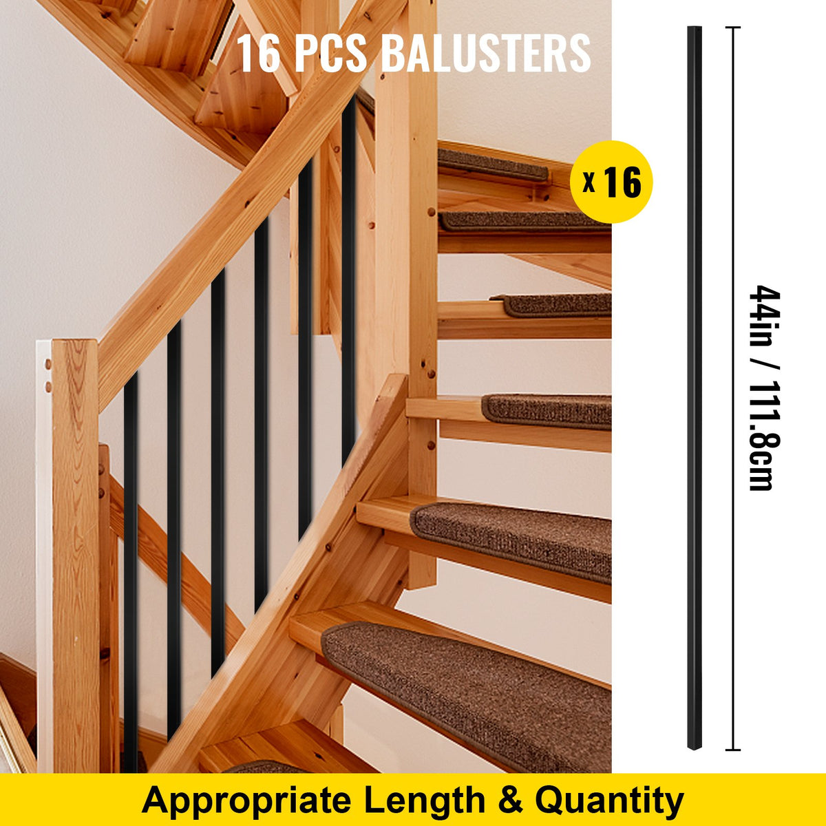 VEVOR Balusters & Spindles - Select Your Configuration - TYCZFXL44/0.5I1GWV0 - view 3