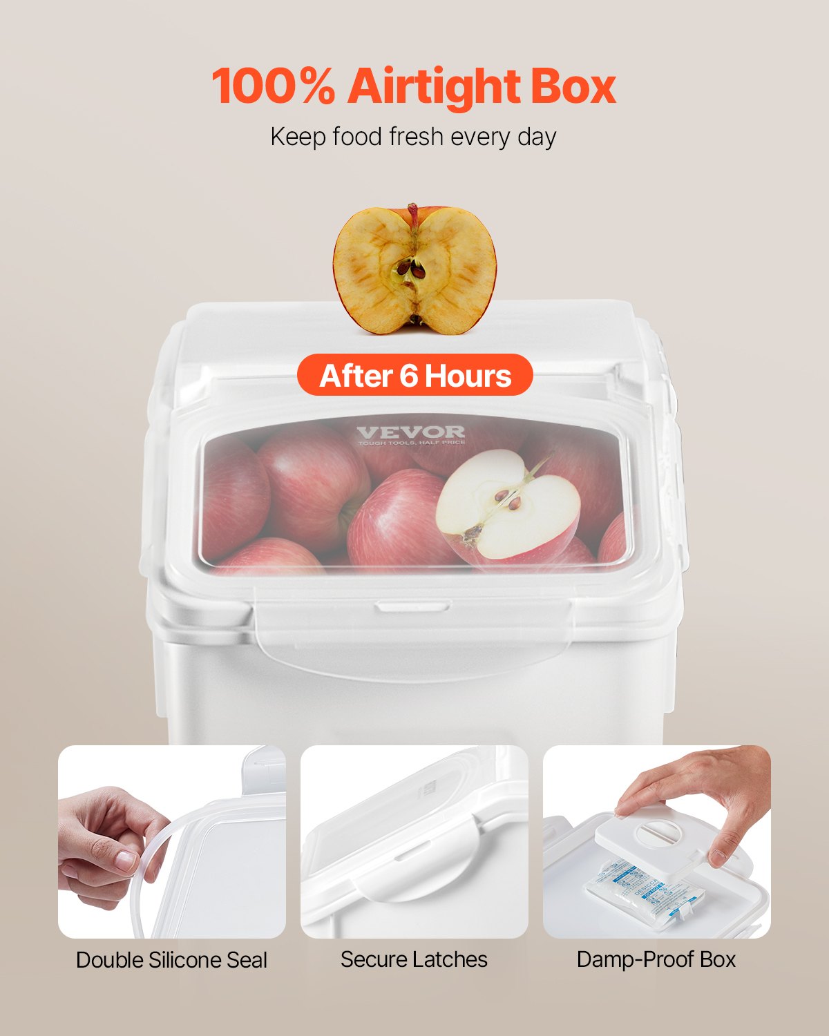VEVOR Ingredient Bin - Select Your Configuration - ZMXMX2G40LBTN0ZRXV0 - view 3