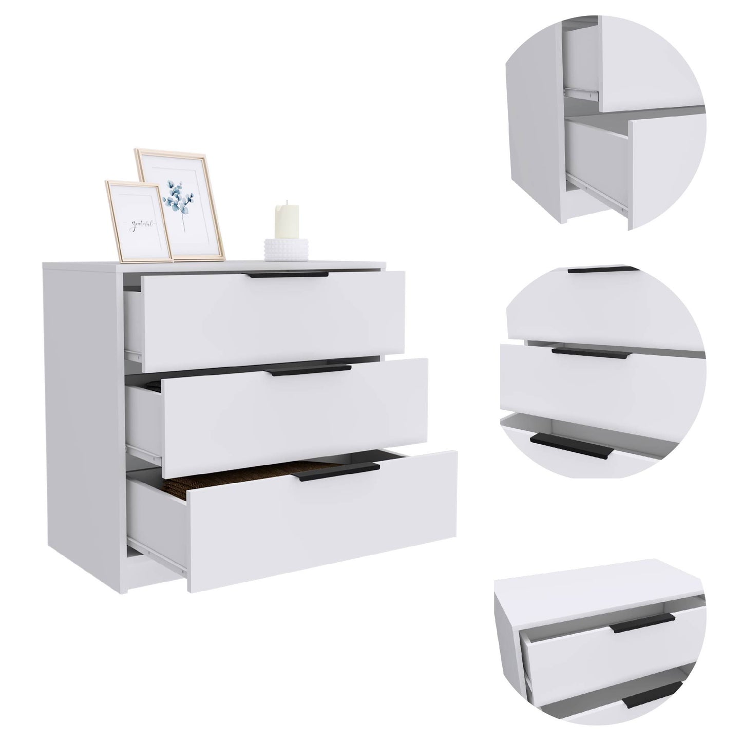 Washington Three Drawer Dresser image 8