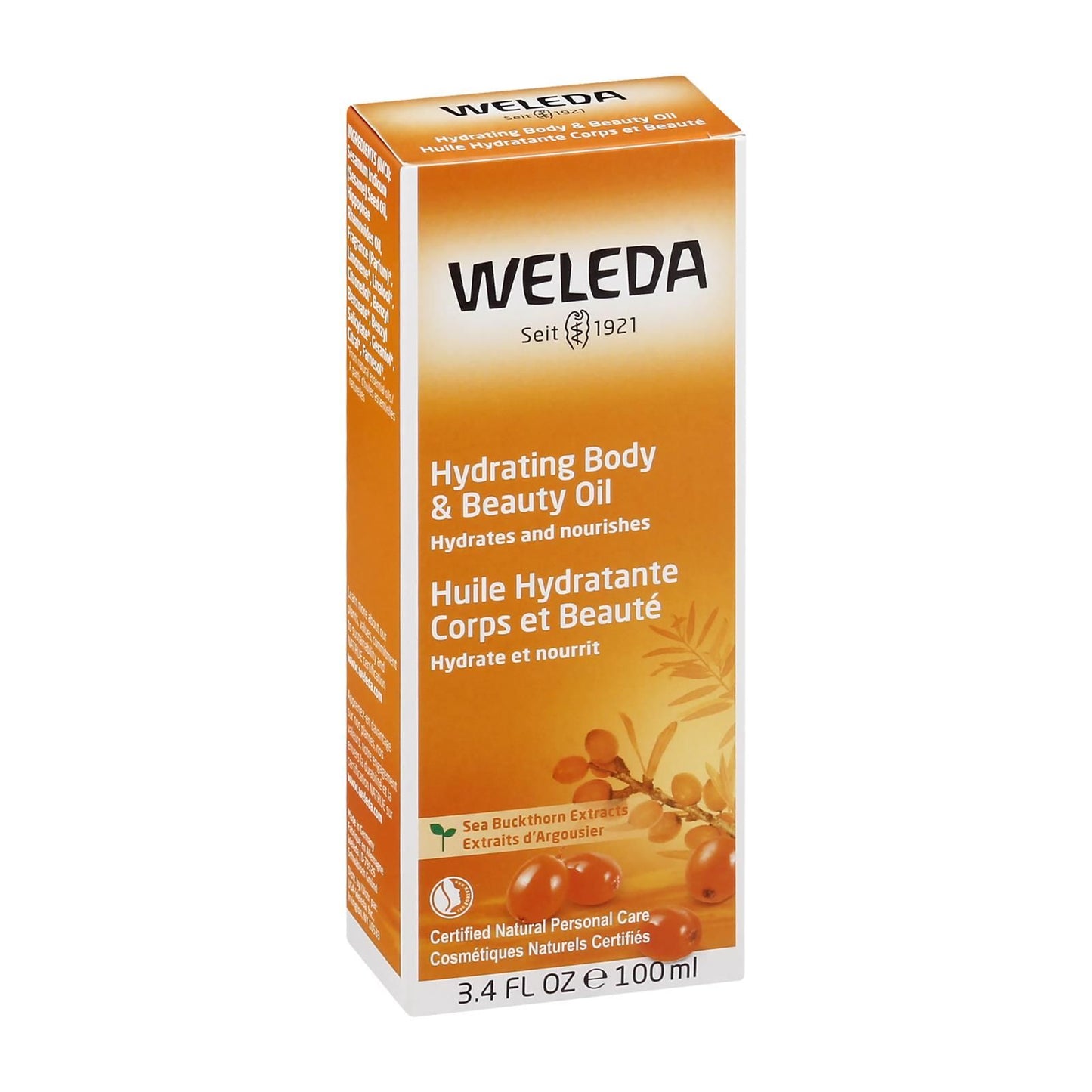 Weleda Body Oil Sea Buckthorn - 3.4 Fl Oz image 1