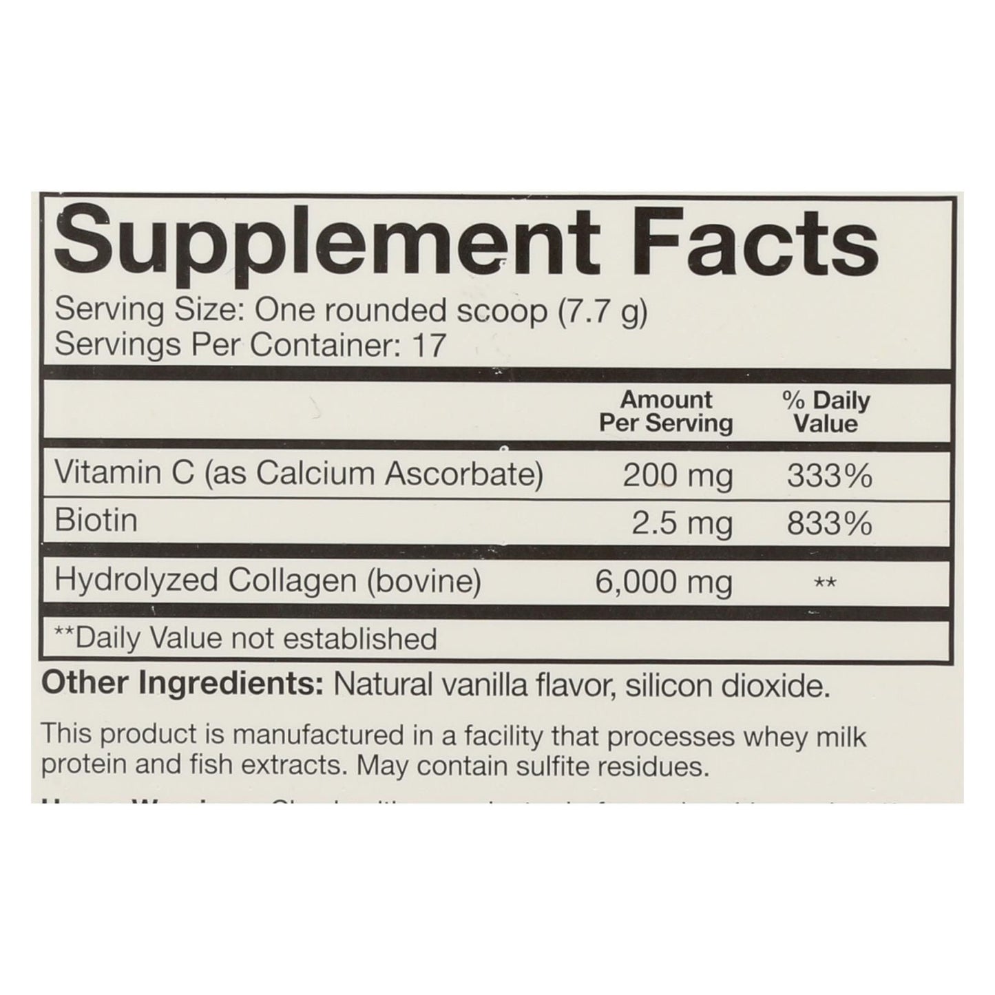 Youtheory Collagen - Powder - Vanilla - 4.7 Oz image 3