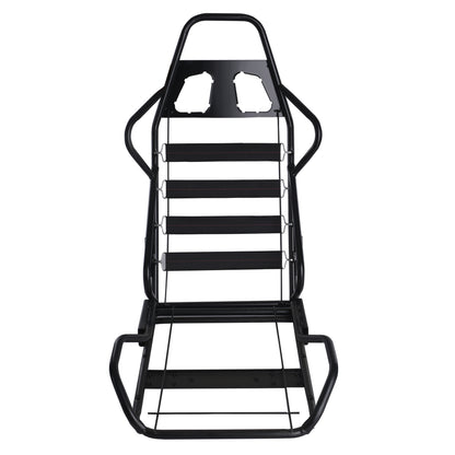 RACING SEAT HIGH QUALITY PVC WITH SUADE MATERIAL DOUBLE SLIDER 2PCS image 6