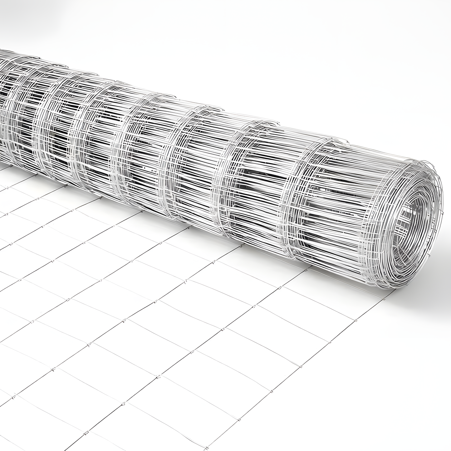 Cattle Fence 4 feet x 328 feet - Heavy-duty galvanized wire fence and wire mesh fence, suitable for pigs, goats, sheep, and deer; ideal goat fence, deer fence, livestock pen protection, and livestock image 1