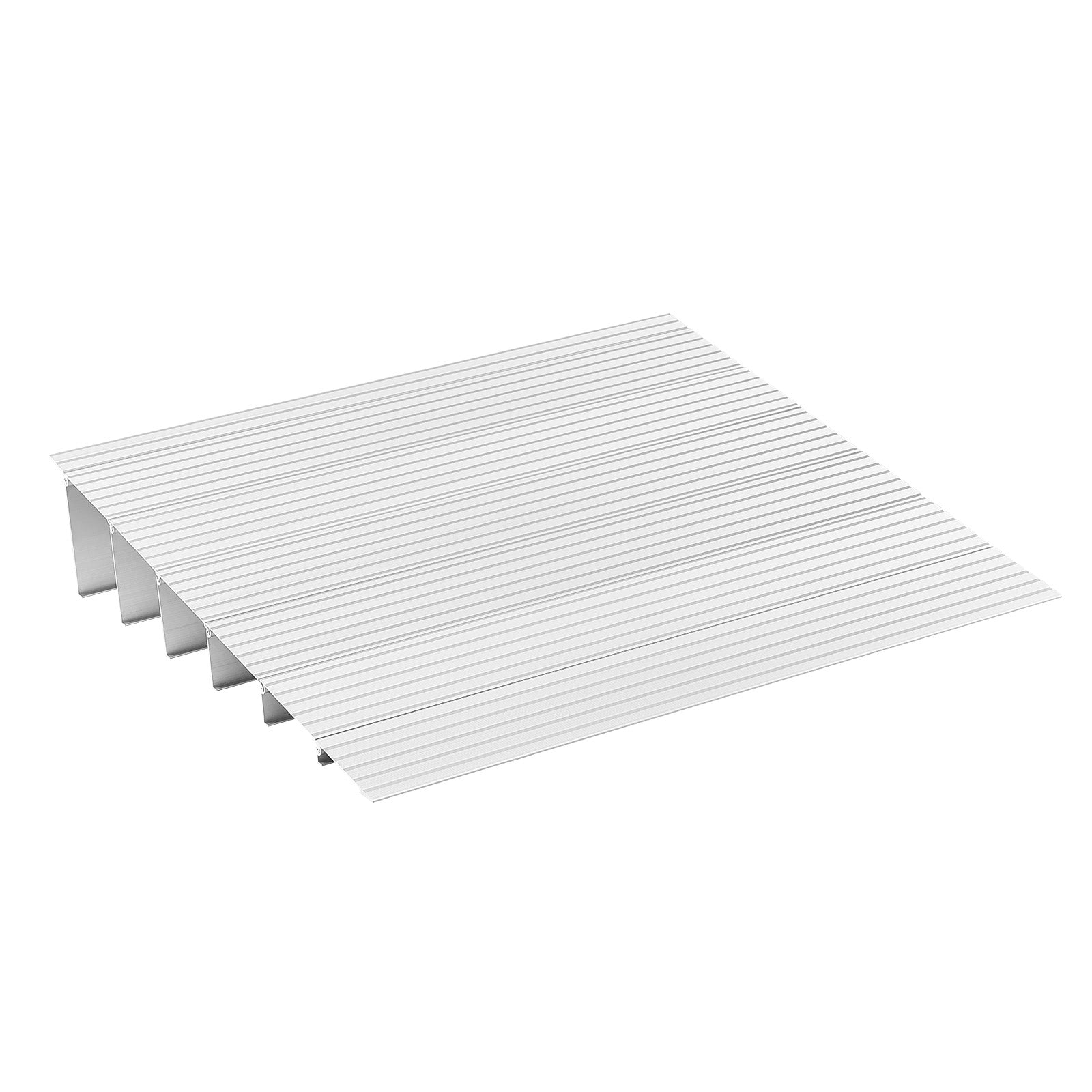 Door Threshold Ramp, 6 inch Rise, Aluminum Alloy Threshold Ramp Rated 800 lbs Load Capacity, Handicap Ramps for Home Steps for Wheelchair, Scooters, Power Chairs, Walkers, Bicycle, Tricycle image 4