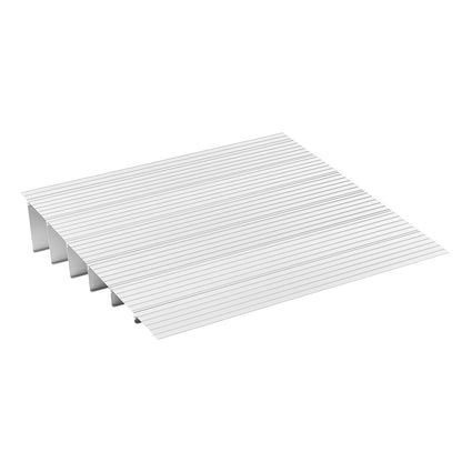 Door Threshold Ramp, 6 inch Rise, Aluminum Alloy Threshold Ramp Rated 800 lbs Load Capacity, Handicap Ramps for Home Steps for Wheelchair, Scooters, Power Chairs, Walkers, Bicycle, Tricycle image 4