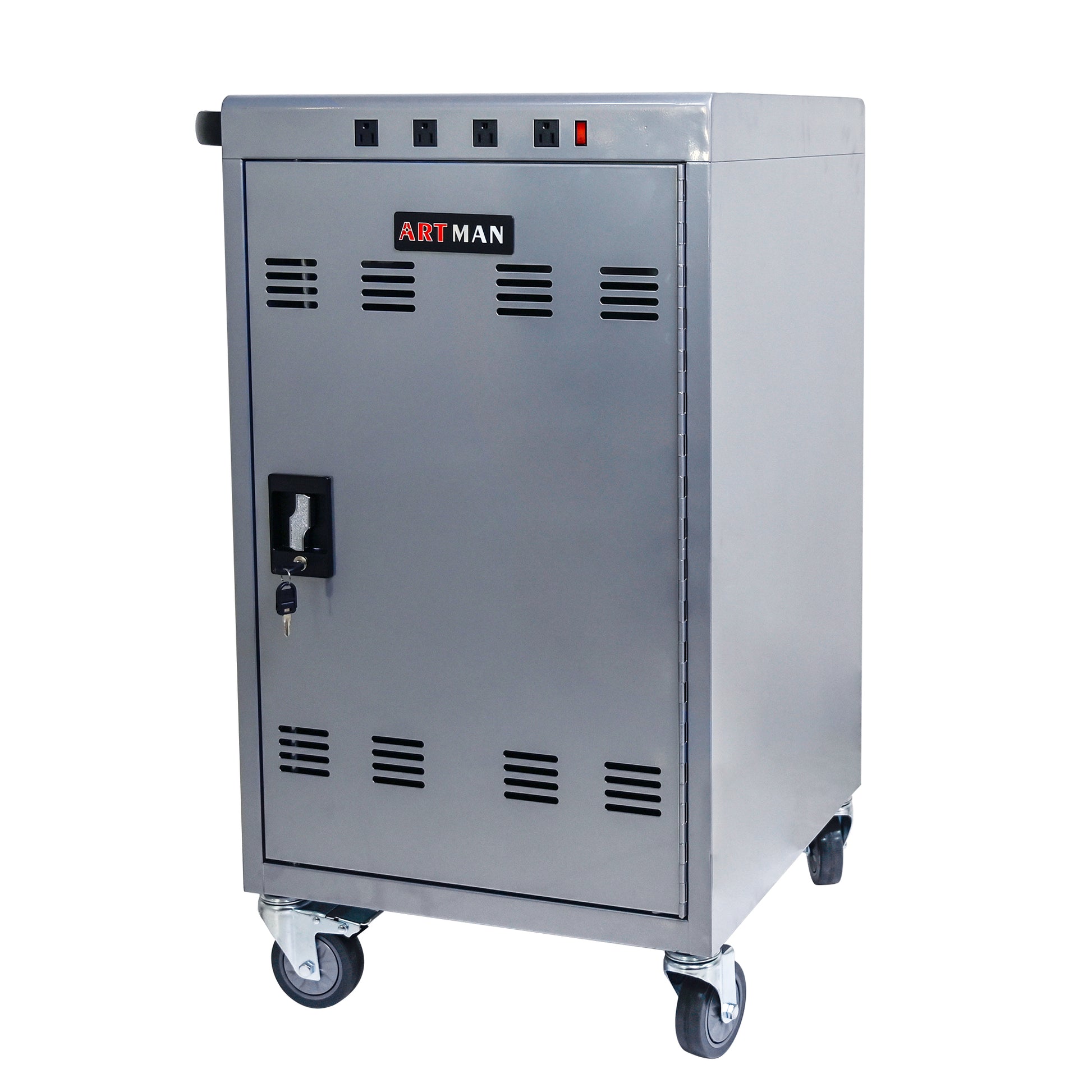 Mobile Charging Cart and Cabinet for Tablets Laptops 35-Device (B30PLUS)-Silver image 7