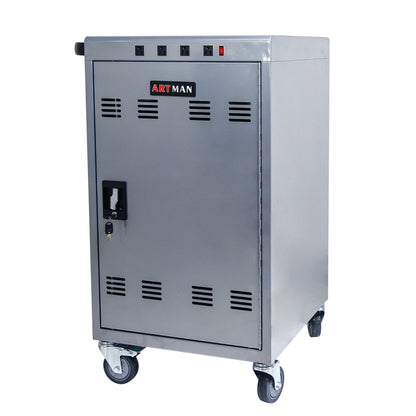Mobile Charging Cart and Cabinet for Tablets Laptops 35-Device (B30PLUS)-Silver image 7