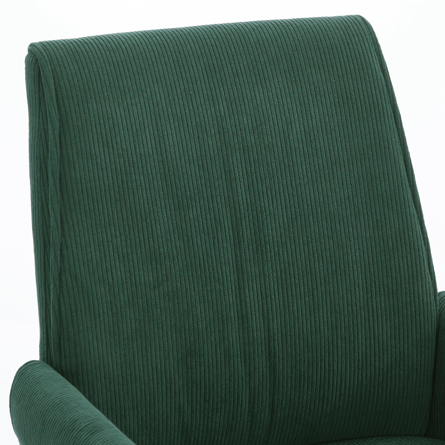 Mid-back liftable office chair, striped fabric, and ergonomically designed, is an excellent choice for working, studying or relaxing. The mid-back design provides a better sitting experience.Green image 2