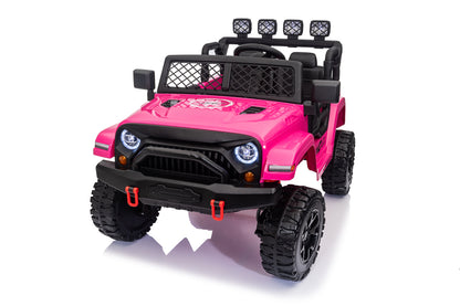 24V7Ah 2 Seater Ride on Jeep, Motor: 4WD × 550, 4-EVA Wheel Ride on Toys for Big Kids with Remote Control, LED Lights & Music, Suspension Spring - Ages 3+ image 3