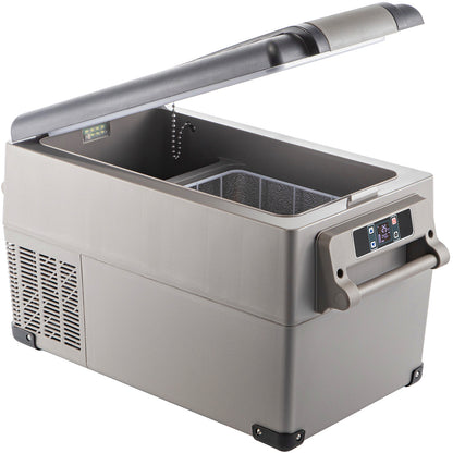Portable Refrigerator 37 Quart(35 Liter),12 Volt Refrigerator App Control(-4℉~68℉), Car Refrigerator Dual Zone with 12/24v DC & 110-240v AC for Camping, Travel, Fishing, Outdoor or Home Use image 2