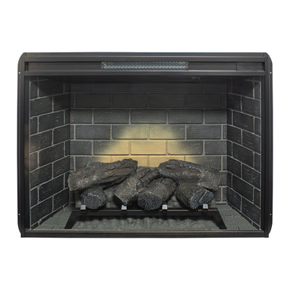 33 inch Infrared Electric Fireplace with Removable Trim kit Insert, Touch Panel Home Decor Heater image 5