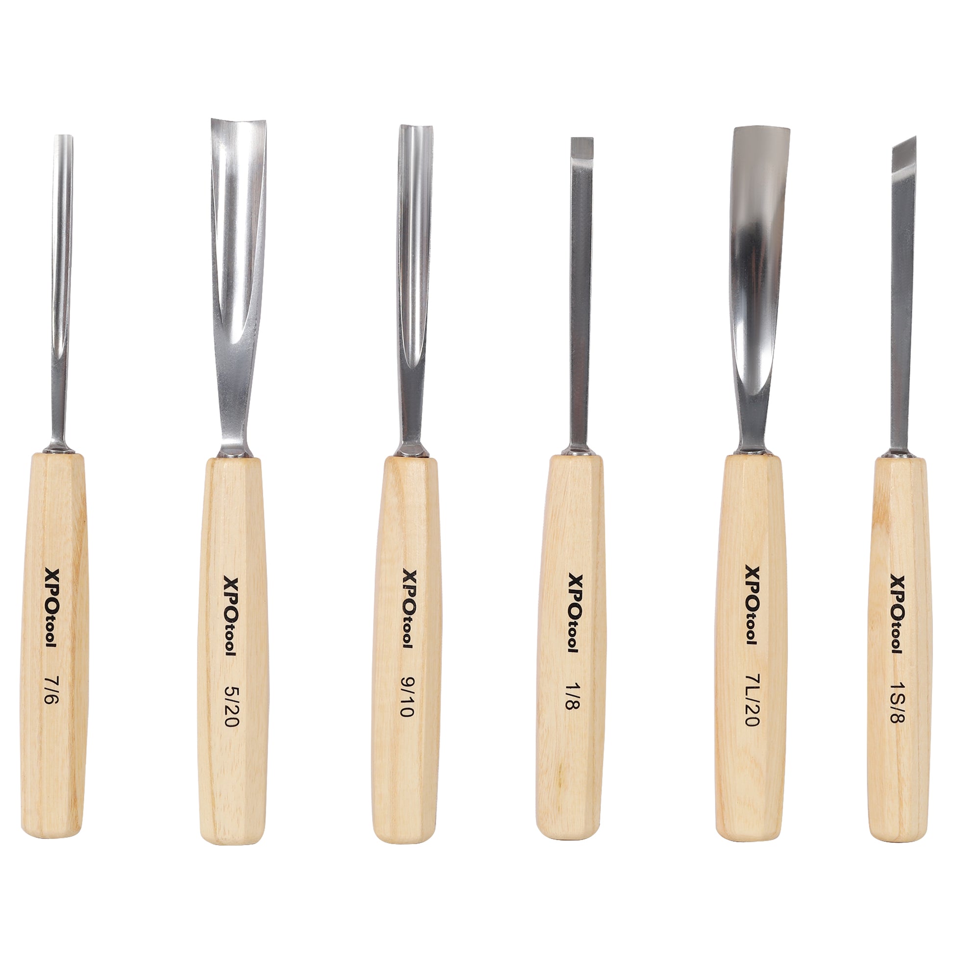 12-Piece Professional Wood Carving Chisel Set, Razor Sharp 60CRV Steel Blades Wood Carving Tools, Willow Wood Comfort Grip Handles with Canvas Storage Bag, Ideal for Beginners & Woodworking Profession image 6