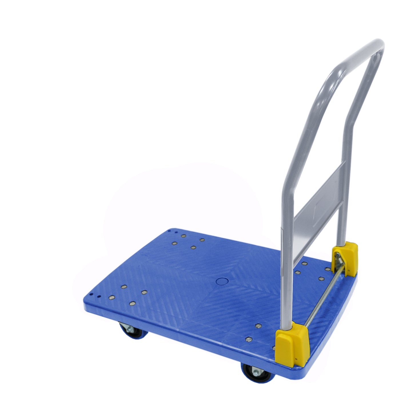 Foldable Platform Push Hand Truck Cart, 880 lbs. Weight Capacity, 2 Swivel Brake Wheels image 12