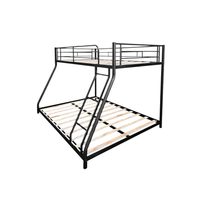Metal Twin over Full Bunk Bed/ Heavy-duty Sturdy Metal/ Noise Reduced/ Squeak Free/ Wooden Slat/ No Box Spring Needed image 4