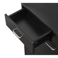 Large Shoe Cabinet - Free Standing Shoe Rack Organizer - Black