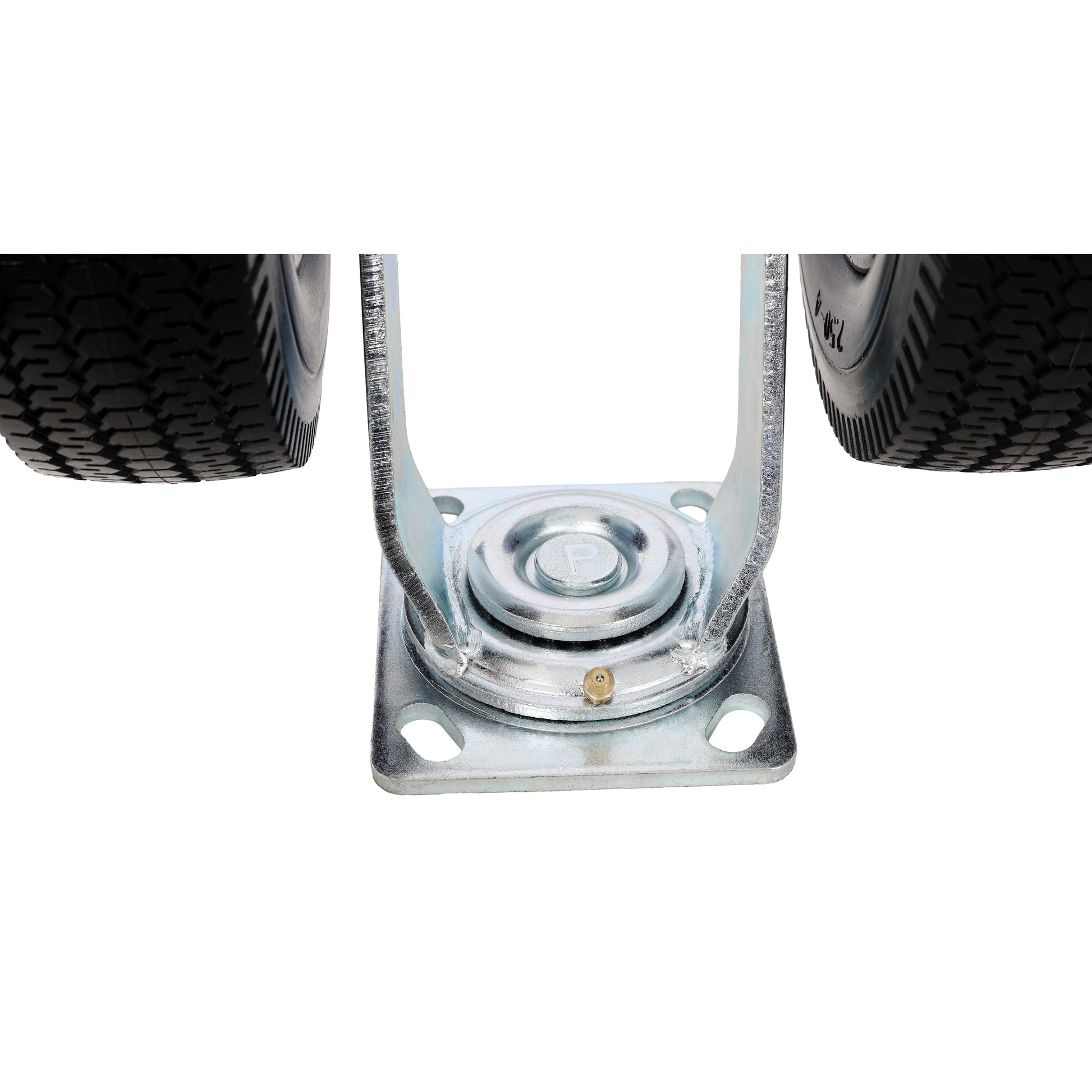8 in Dual Flat Free Wheels Swivel Caster, 660LBS LOAD CAPACITY image 2