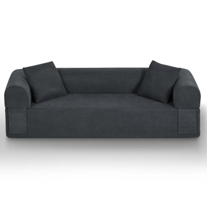 3Seater Sofa Boneless Couches,No Assembly Needed, Modern Sofa for Compact Living Rooms, Apartments, and Offices image 1