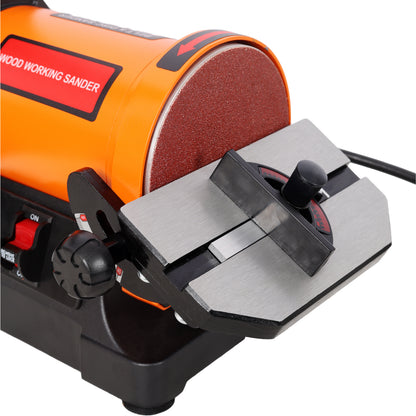 1x30 Inch Bench Belt Sander with 5 Inch Disc with Wrench Storage and Easy Belt Cover Off,Benchtop Belt Disc Sander image 11