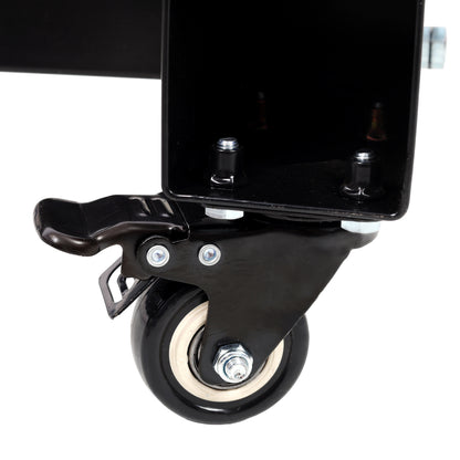Door Hanger Storage Rack Bracket Holder for 1987-2023 Jeep Gladiator JT & Wrangler JK JKU JL JLU TJ YJ JKU Removable Stand Cart Sliding for 2/4 Door (Black) image 10