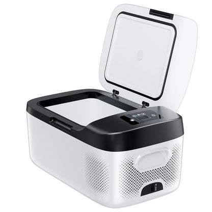 Car Refrigerator, DC 12/24V AC100-240V Compressor Electric Cooler, -4°F to 68°F Car Fridge with APP Control, 16 QT Cars Freezer for RVs, Campsites, Boats, Camping, Fishing, 60W Portable Freezer image 12