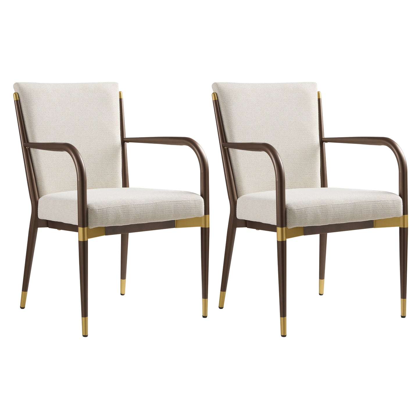 MODERN DINING ARM CHAIR - SET OF 2 image 2