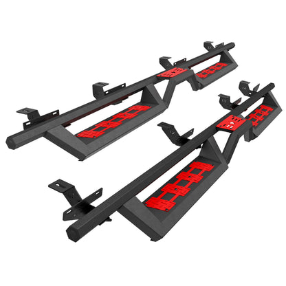Two-Color 6 Running Boards For 2020-2026 Jeep Gladiator JT 4 Door,Side Steps image 3