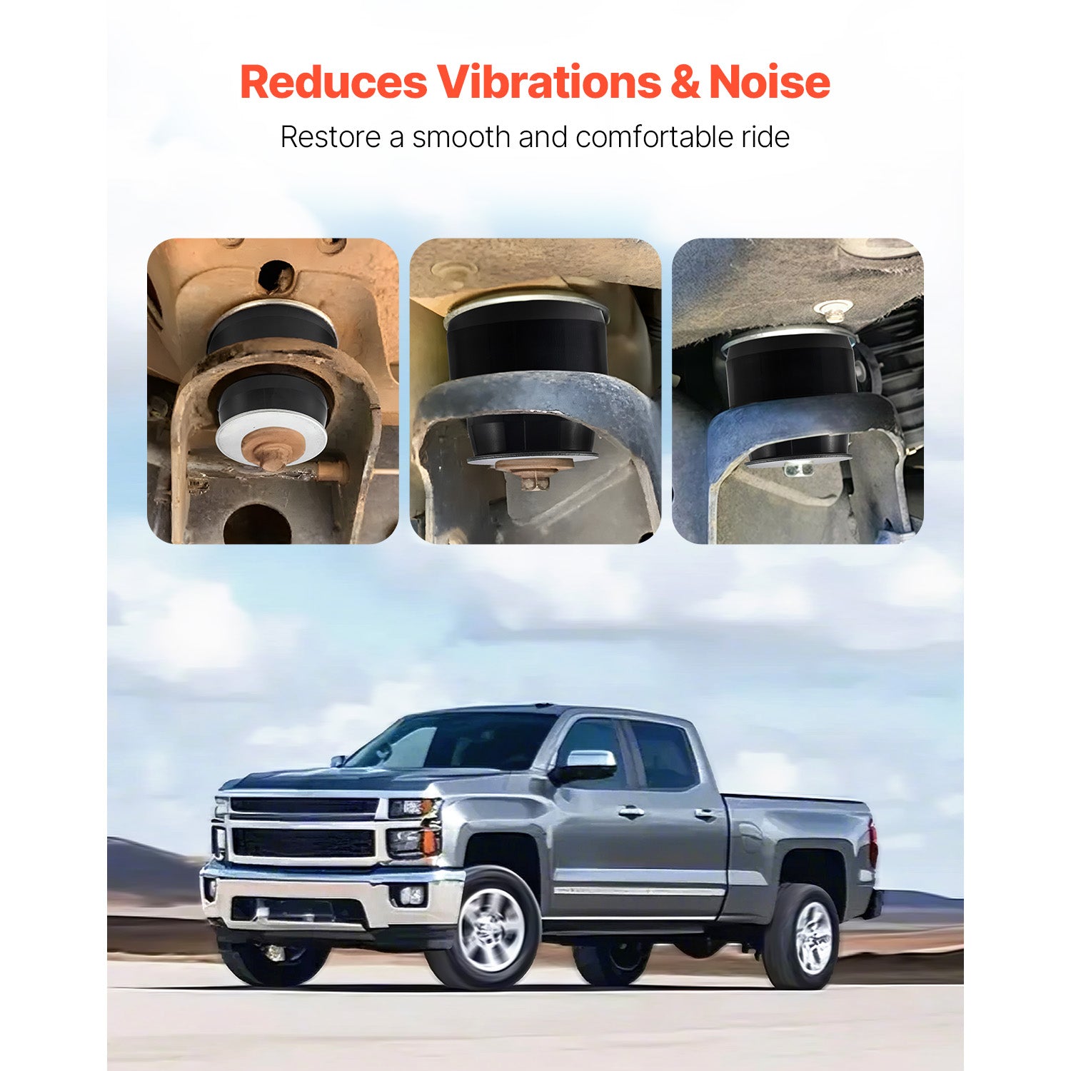 Body Mount Bushing Kit for 1999-2014 Chevy Silverado & Sierra 1500/2500 24 PCS image 3