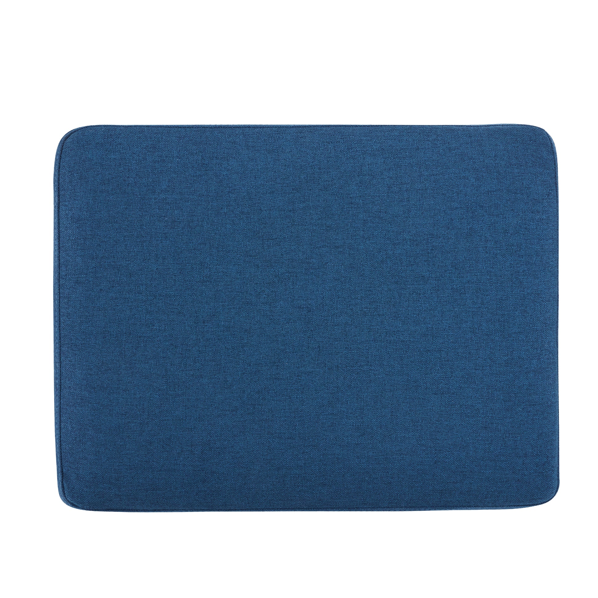 Upholstered Ottoman, Navy Blue image 8
