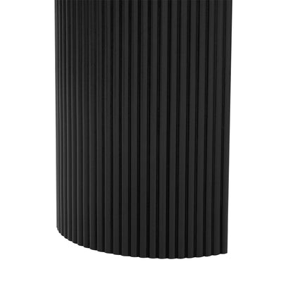 U_STYLE Curved Design Console Table with Unique Vertical Stripe Design,Suitable for Living Room,Study and Entrance image 11