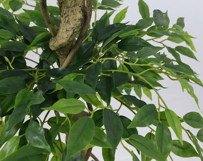 5.2FT Artificial Ficus Tree, Lifelike Faux Banyan Tree with Pot for Home, Office Patio Decor, 1pc/set image 4