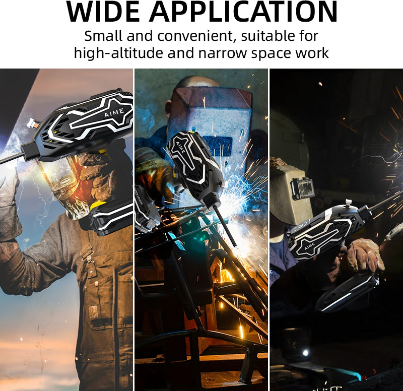 Portable Handheld Welder Gun 110V, 20-120A IGBT Inverter Welding Machine Tools with Auto-Darkening Goggles, Hot Start, Arc Force, Extended Copper Ground Cable for Metal, DIY & Repair image 4