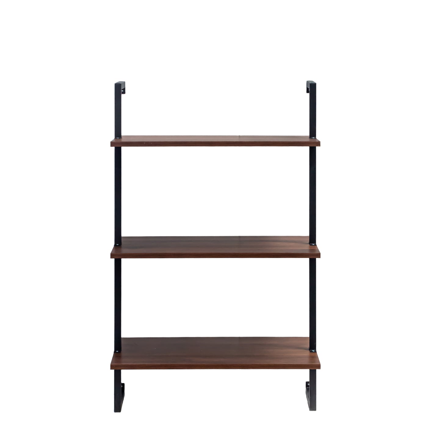 3 Tier and 2 Tier Bathroom Shelves Metal, Wood Hanging Storage Bookshelf image 11