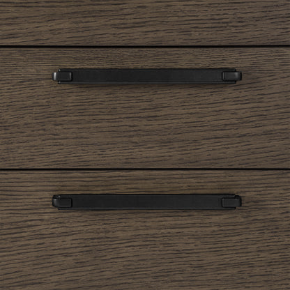 Dark Oak 8-Drawer Dresser image 9