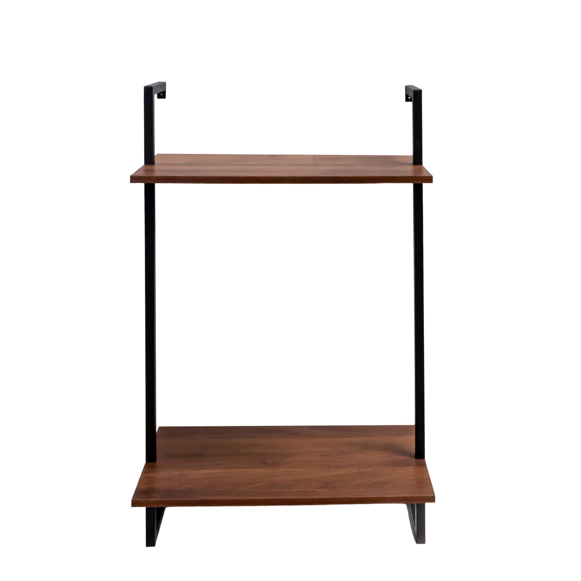 3 Tier and 2 Tier Bathroom Shelves Metal, Wood Hanging Storage Bookshelf image 8