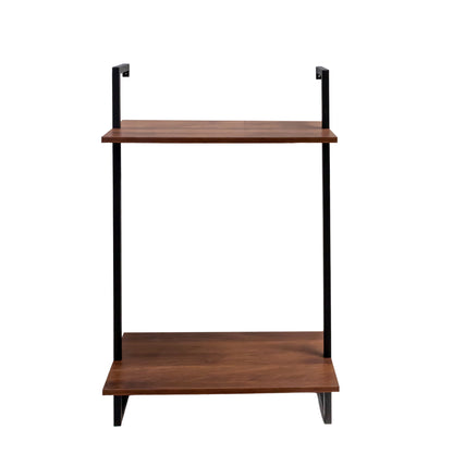 3 Tier and 2 Tier Bathroom Shelves Metal, Wood Hanging Storage Bookshelf image 8