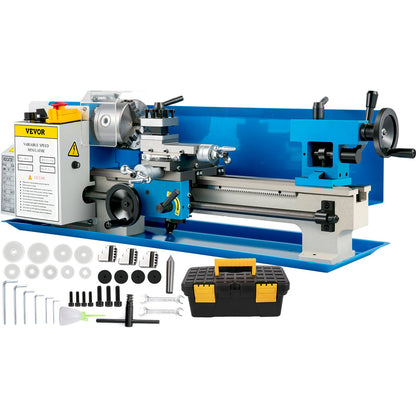 VEVOR Metal Lathe, Benchtop Precision Lathe for Metalworking 7 in x 14 in