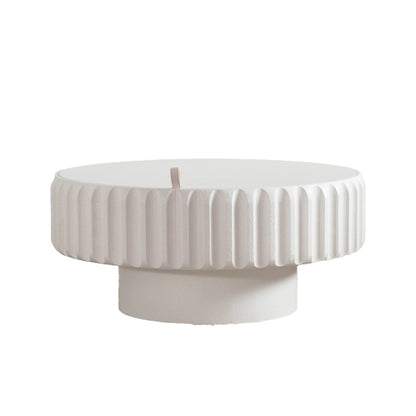 Round Fluted Storage Table with Lift-Off Lid, Sleek Texture, Perfect for Modern Living image 6
