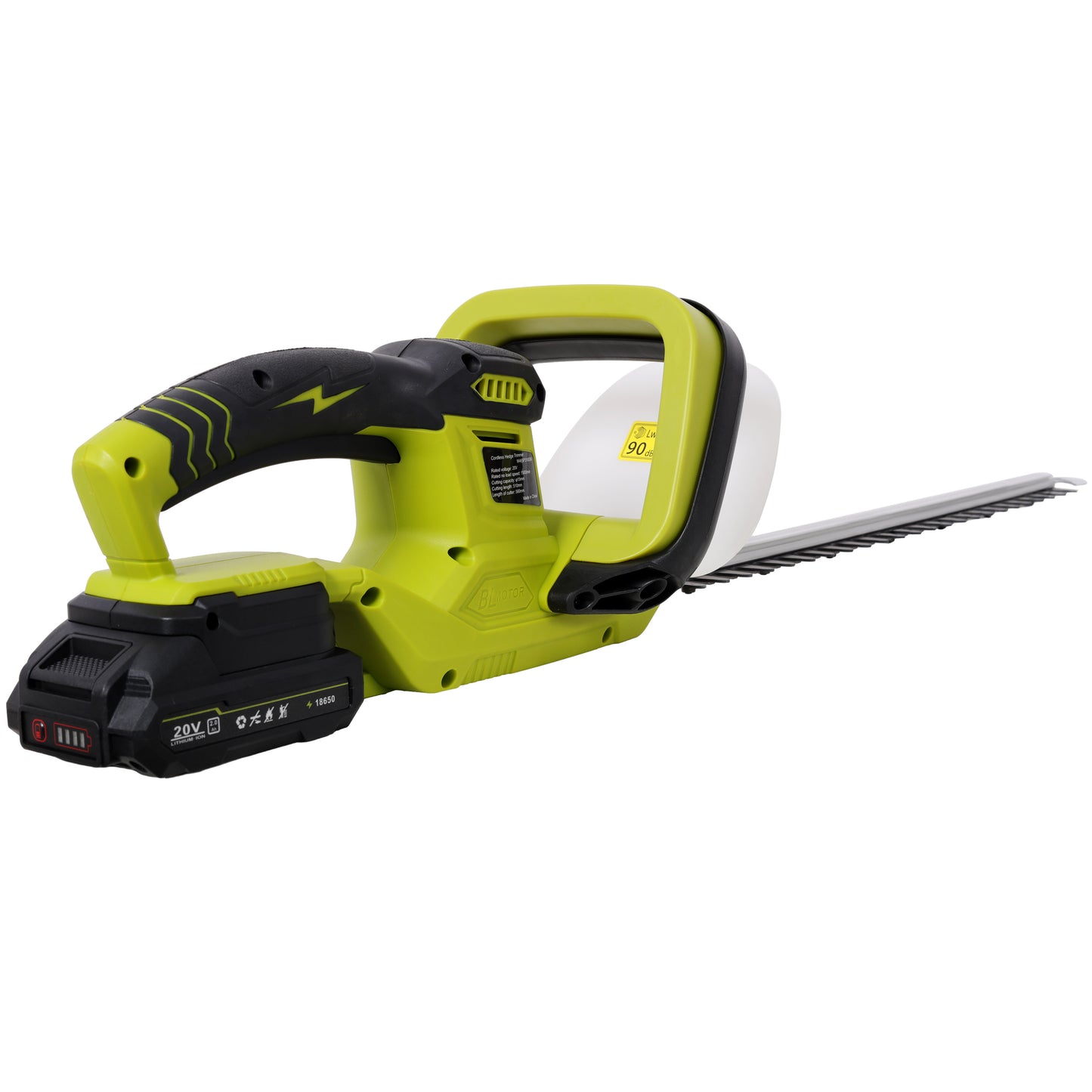21V DC Hedge Trimmer,Brush motor, with Battery and Seat Charger, 21inch Steel Blade, for Lawns, Bushes and Garden Landscaping image 3