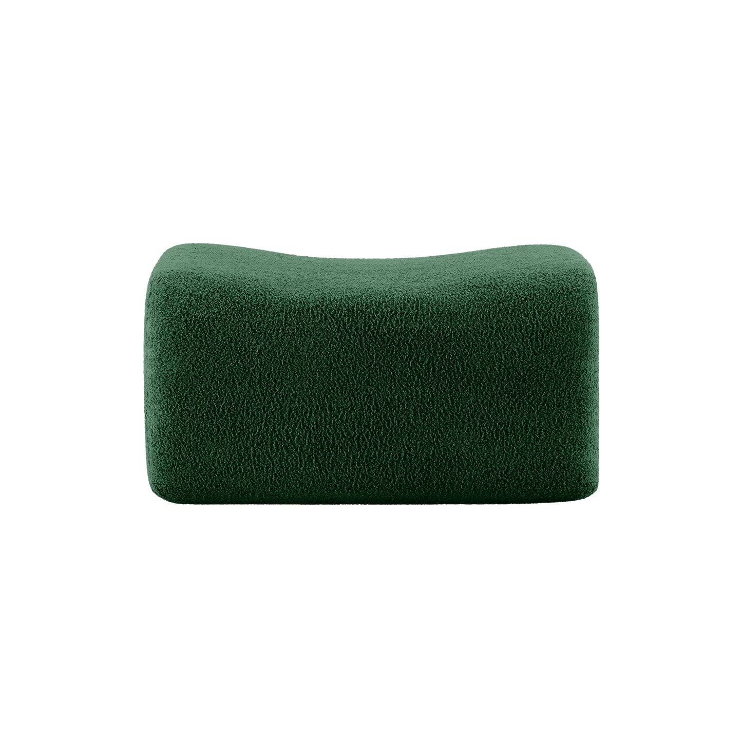 Ottoman Teddy Fabric-Green image 1