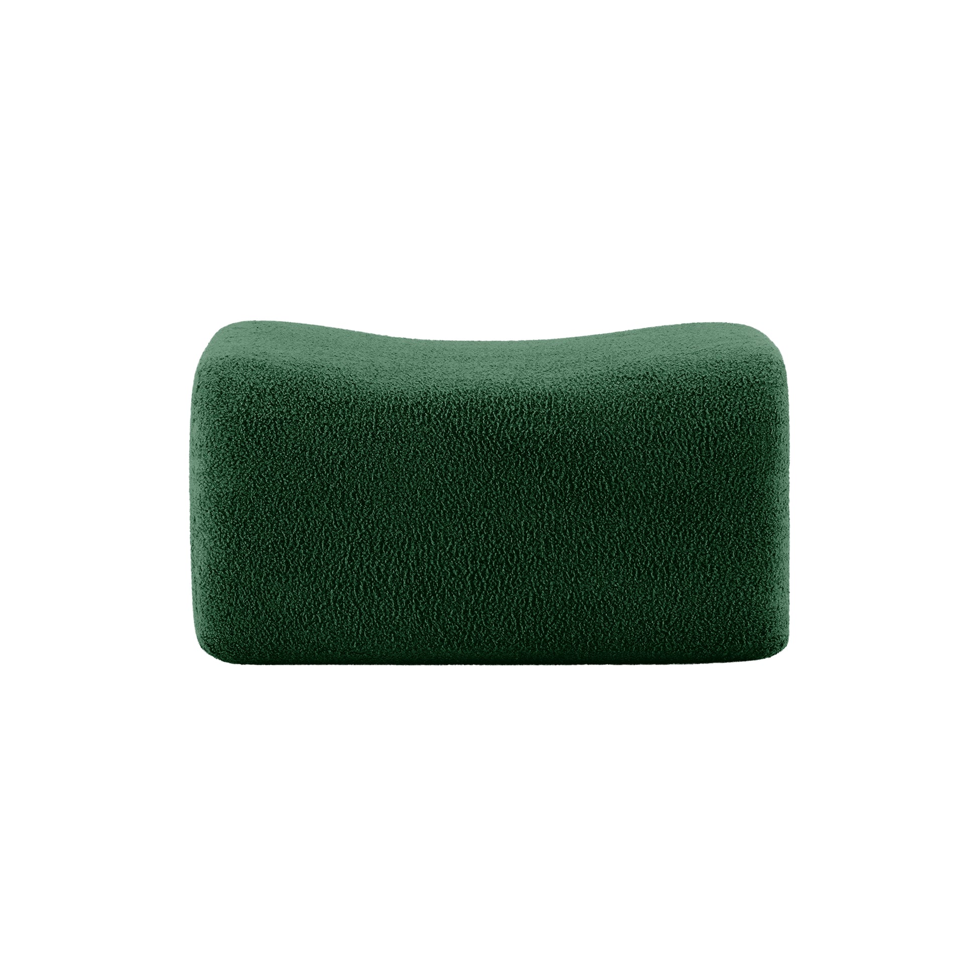 Ottoman Teddy Fabric-Green image 1