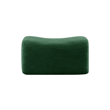 Ottoman Teddy Fabric-Green image 1