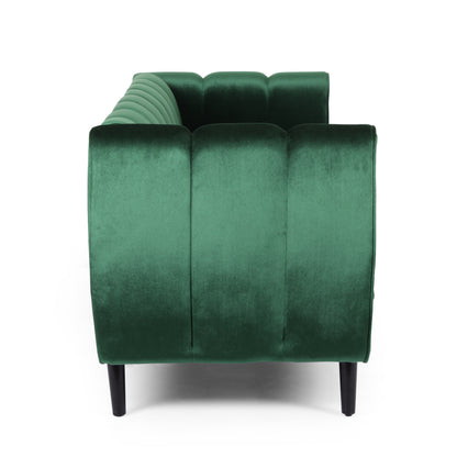 Miranda Velvet 3-Seater Sofa (2 boxes) image 3