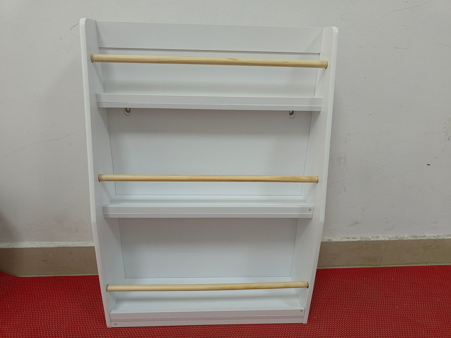 3 Tier Kids Book Shelf,Kids Book Rack, Helps Keep Bedrooms, Playrooms, and Classrooms Organized,White image 6