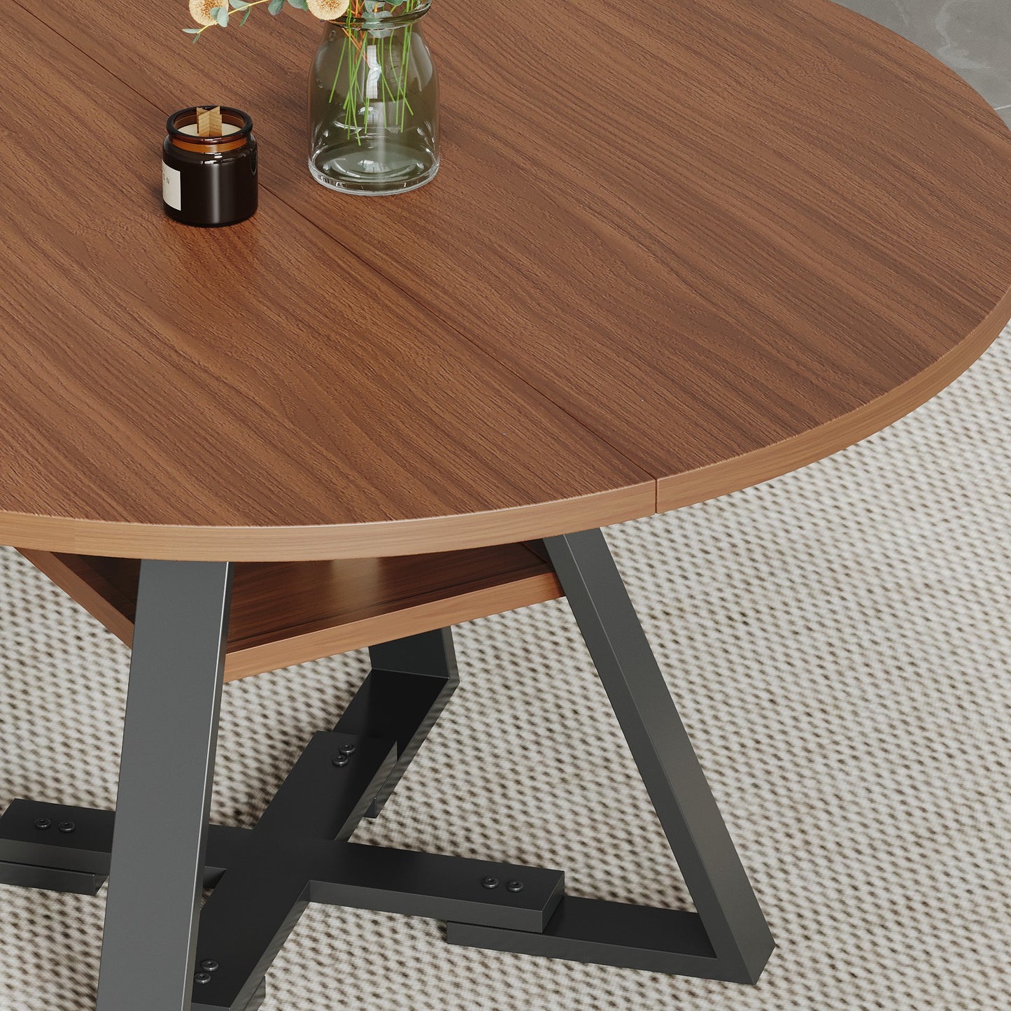 Round dining table boxwood 115cm image 7